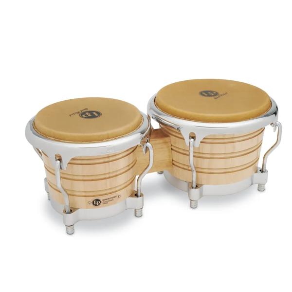 LP エルピー ボンゴ LP201AX-2 No Suffix LP Generation II Wood Bongos Comfort Curve II Rims Chrome