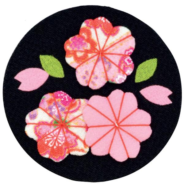 ちりめん壁掛けオルゴール 花 桜4 月 ニデックインスツルメンツ