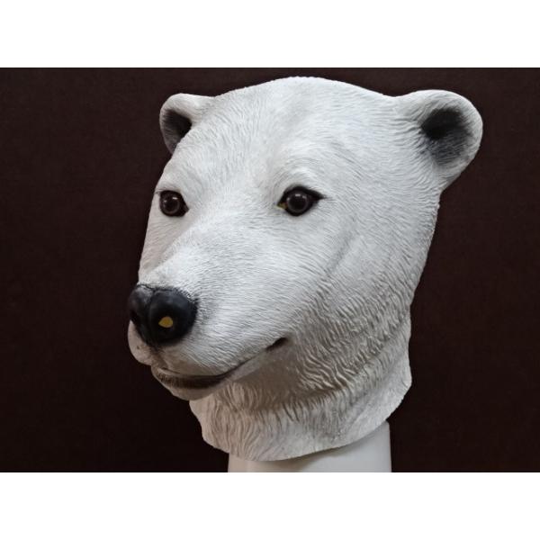 シロクマの被り物・リアル白熊マスク、動物かぶりものシリーズ シロクマの被り物・リアル白熊マスク、動物かぶりものシリーズ