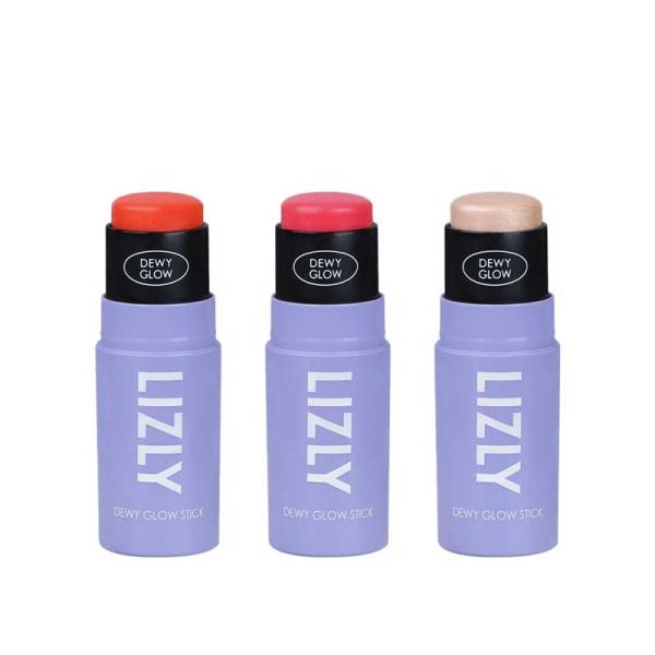 LIZLY Dewyglowstick デューイグロースティック リズリー ハイライト チーク 鼻筋 ラメ マット カラーパレット ブルベ イエベ 韓国コスメ 韓コス ツヤ肌