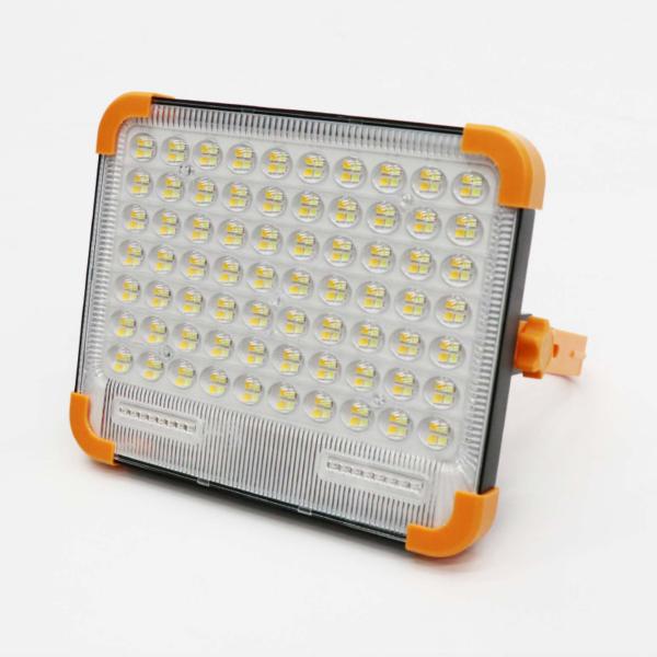 モバイルチャージソーラーパネルライト ソーラーライト 充電式LED投光器 作業灯 防災ライト 屋外照明 高輝度296LED USB充電 太陽光充電 モバイル充電対応