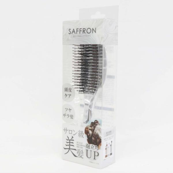 SAFFRON スカルプシャンプーブラシ 頭皮ブラシ シリコン マッサージ