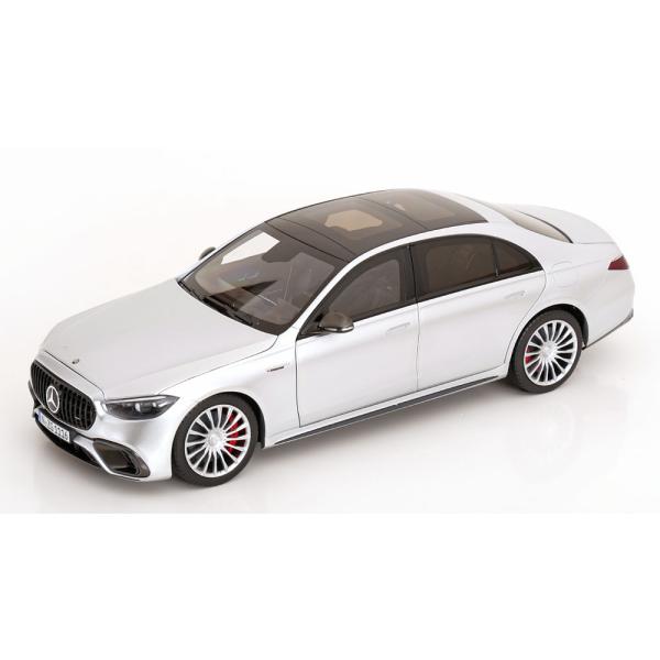 NZG 1/18 Mercedes Benz AMG S63 E Performance HIGHTECH SILVER