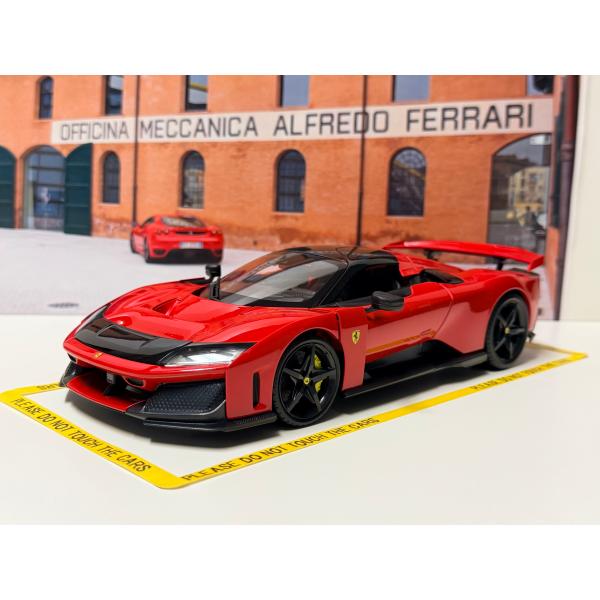 488 フェラーリ 1/24スケール Bburago 1.24 scale フェラーリミニカー Burago Pista 18-26026R レッド ミニカー