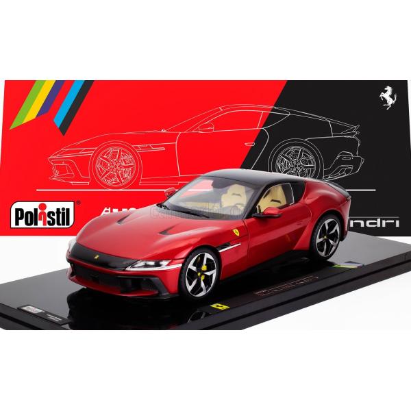 B.B.R ＜予約品＞ POLISTIL 1/18 Ferrari 12CILINDRI 2024 Rosso Imola