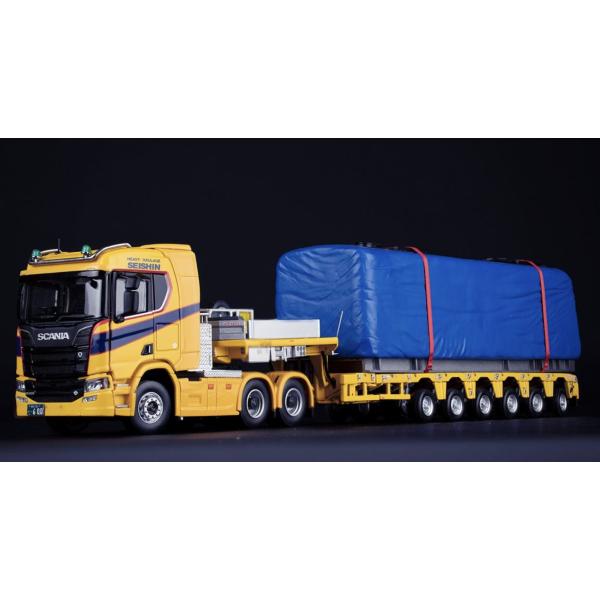 IMC 1/50 Scania R Serie 6x4 Nooteboom low loader 世新建設 IMC 1/50 Scania R Serie 6x4 Nooteboom low loader 世新建設