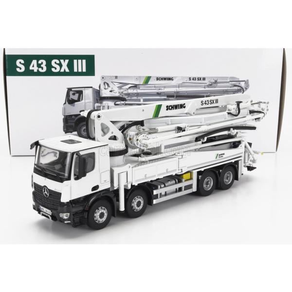 NZG 1/50 Mercedes Benz AROCS 8x4 concrete pump Schwing S 43 SIII