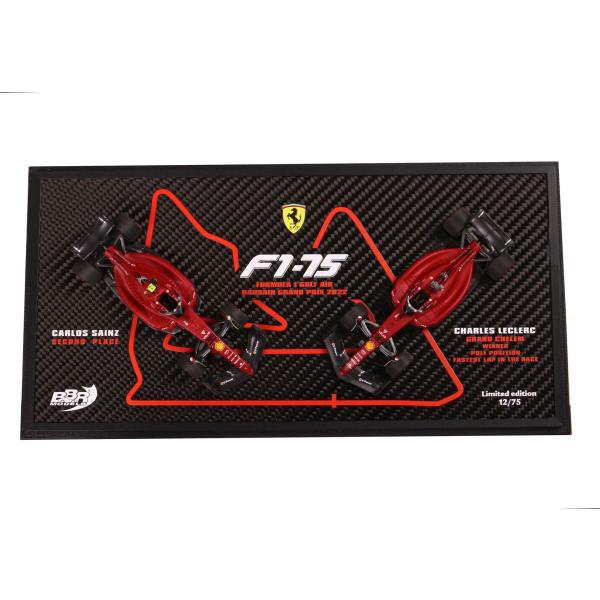 B.B.R BBR 1/43 Ferrari SF-75 G.P BAHRAIN 2022 C.Leclerc C. Sainz