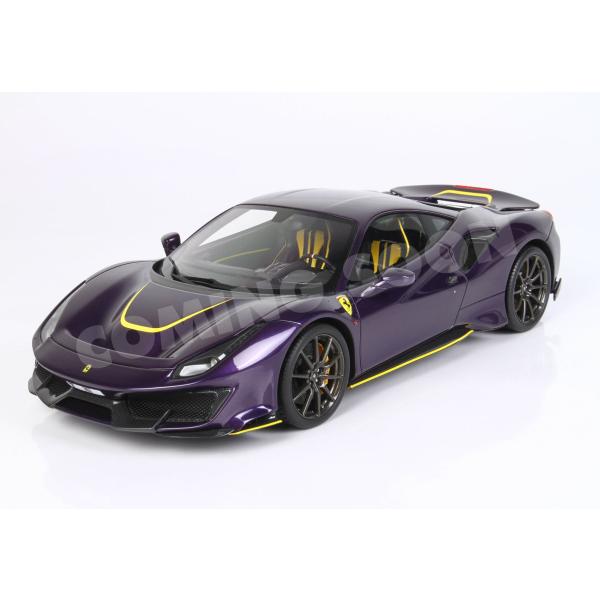 B.B.R ＜予約品＞ BBR 1/18 Ferrari 488 PISTA Violet Hong Kong
