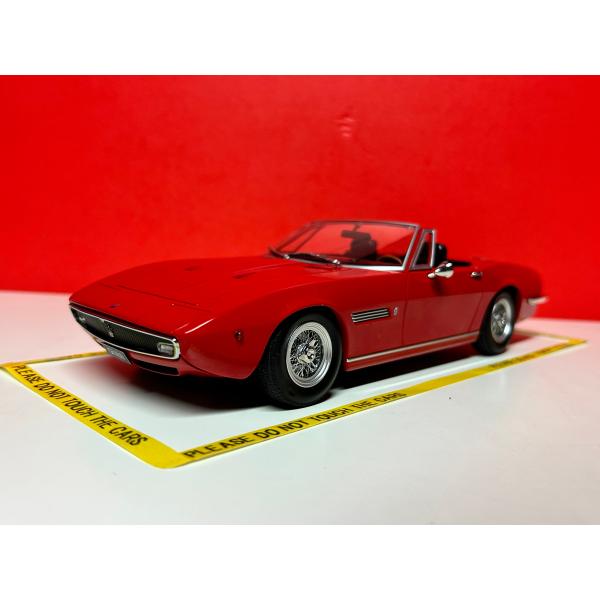 KKスケール KK scale 1/18 Maserati Ghibli Spider 1970 レッド ダイ