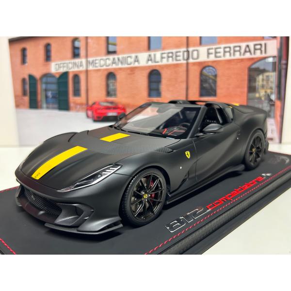 B.B.R BBR 1/18 Ferrari 812 Competizione A Matt Black