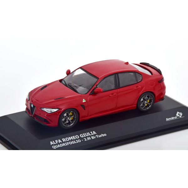 SOLIDO solido 1/43 Alfa Romeo Giulia Quadrifoglio 2019 レッド