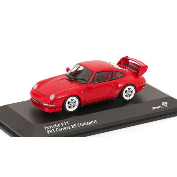 SOLIDO solido 1/43 Porsche 911 (993) RS Clubsport レッド ポルシェ