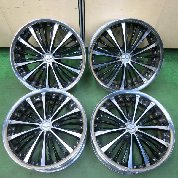 RAYS BLACKFLEET V350 レイズ ブラックフリート 20インチ 4本価格☆RAYS Black Fleet V350 20インチ ホイール レイズ ブラック