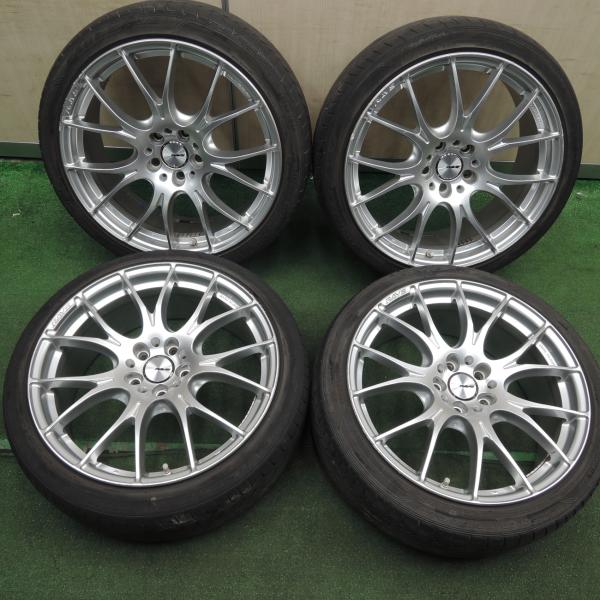225/40R19, グッドイヤータイヤ,2021年-2本2019年-2本アルミホイルセット 送料無料* 4本価格☆RAYS HOMURA 2X7 225/40R19 グッドイヤー イーグル