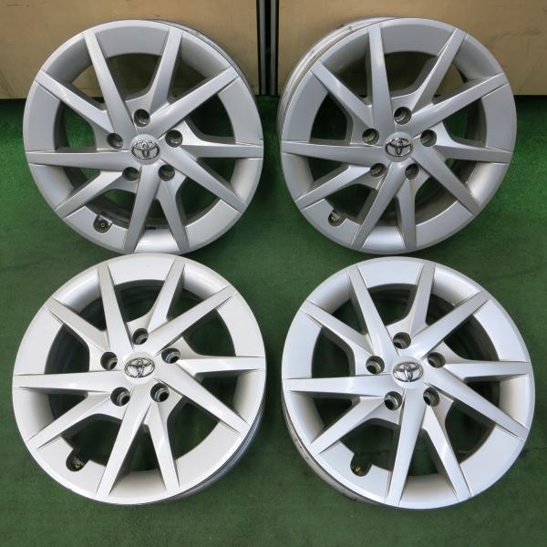 送料無料] 4本価格☆トヨタ 40系 プリウスα 純正 ホイール 16インチ 16