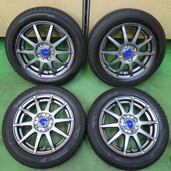 155/65R14 スタッドレス ヨコハマ IG50+ 20年式　個人宅別途送料 送料無料] バリ溝！キレイ！9.5分以上☆スタッドレス 155/65R14
