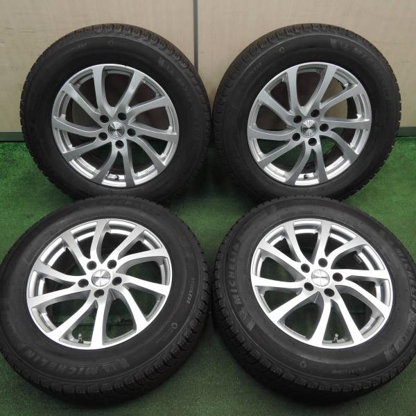 バリ溝！21年！キレイ！9.5分以上☆スタッドレス 225/65R17 ミシュラン 
