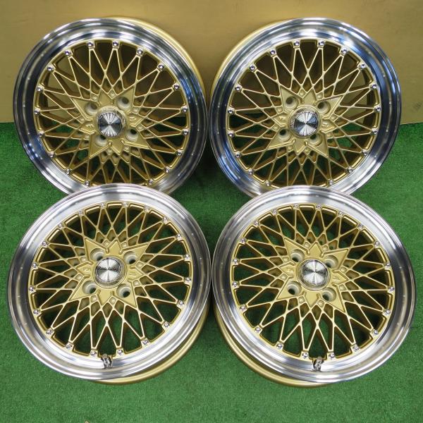 未使用☆Battle Racing バトル レーシング メッシュ ホイール 15インチ