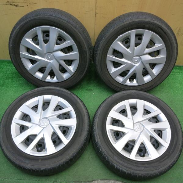 155/65R14 14インチ スチールホイール 4本セット N-BOX 4本価格☆ホンダ N-BOX 純正 スチール 155/65R14 ヨコハマ ブルー