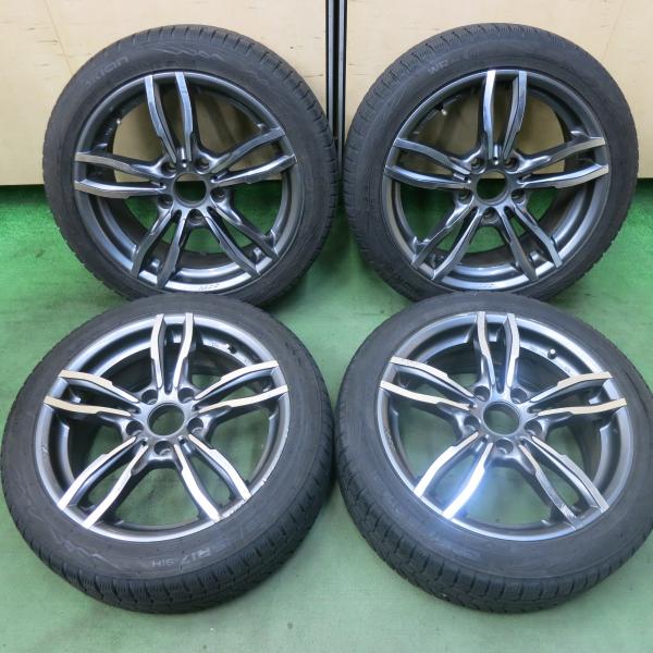 MAK LUFT FFホイール17インチ4本+スタッドレス付き バリ溝！8.5分☆BMW 等 MAK LUFT FF 225/45R17 スタッドレス ノキアン