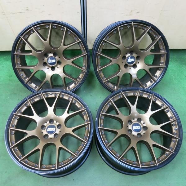 BBS風 21インチ 9J 10J 空気圧センサー付☆BBS CH-R2 ブロンズ 21インチ ホイール 21×9J 21