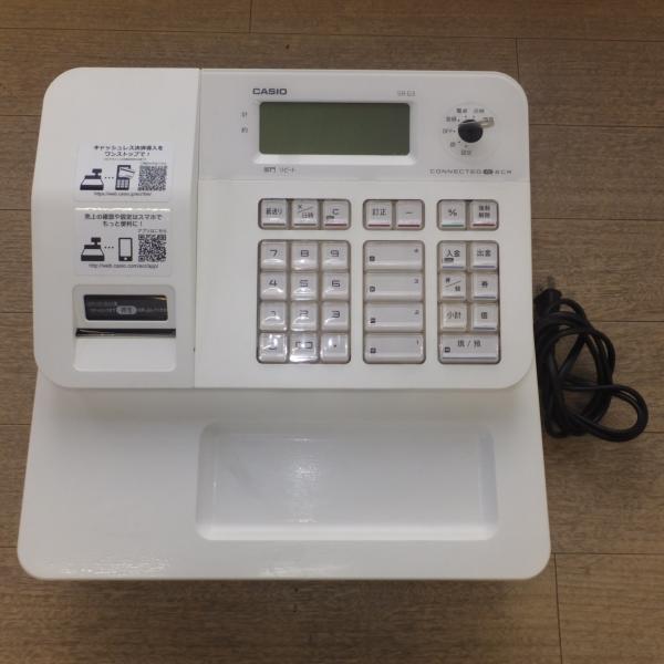 送料無料] キレイ☆カシオ CASIO 電子レジスター SR-G3-WE AC100V〜 50