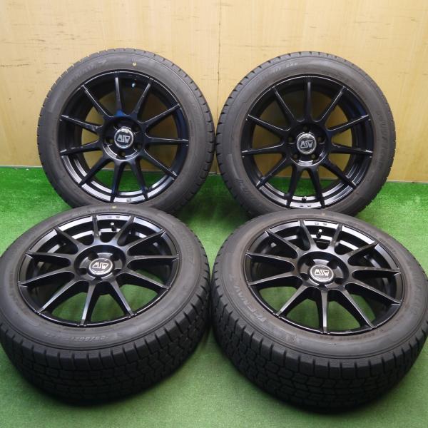 バリ溝！9.5分☆アウディ 等 MSW 85 O・Z 225/50R17 スタッドレス