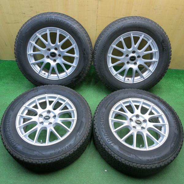 スタッドレスタイヤ ブリヂストン ブリザック225/65R17 バリ溝 ④ バリ溝！22年！キレイ！9.5分☆スタッドレス 225/65R17 ブリヂストン