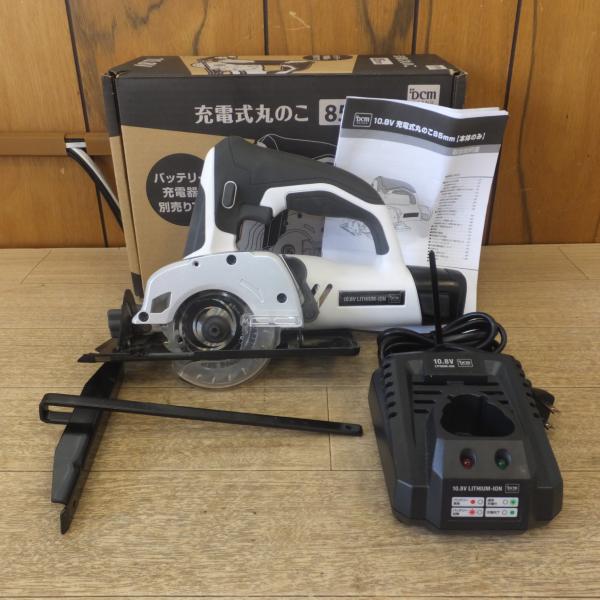 送料無料] ☆DCM 充電式丸のこ 85mm T-CS108V バッテリー T-BP108V15A