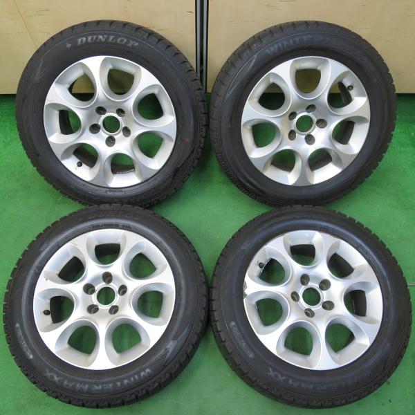 送料無料* バリ溝！9.5分☆アルファロメオ 159 純正 SPEEDLINE 215