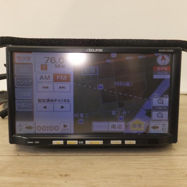 送料無料] ☆ECLIPSE製 三菱 純正 メモリーナビゲーション AVN110MV[33
