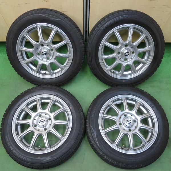 バリ溝！キレイ！9.5分☆スタッドレス 155/65R14 ダンロップ 