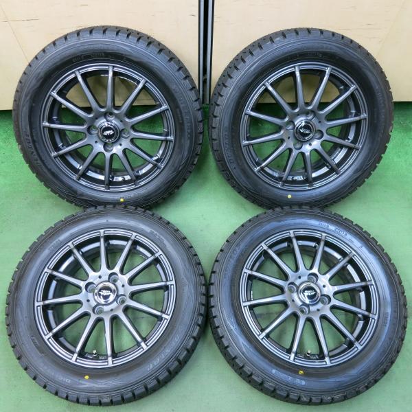 【売約済み】185/60R15 ウインターマックス　7部山　フィット等に！ 激安】185/60R15 84Q 4本 冬用 スタッドレスタイヤ 《ダンロップ