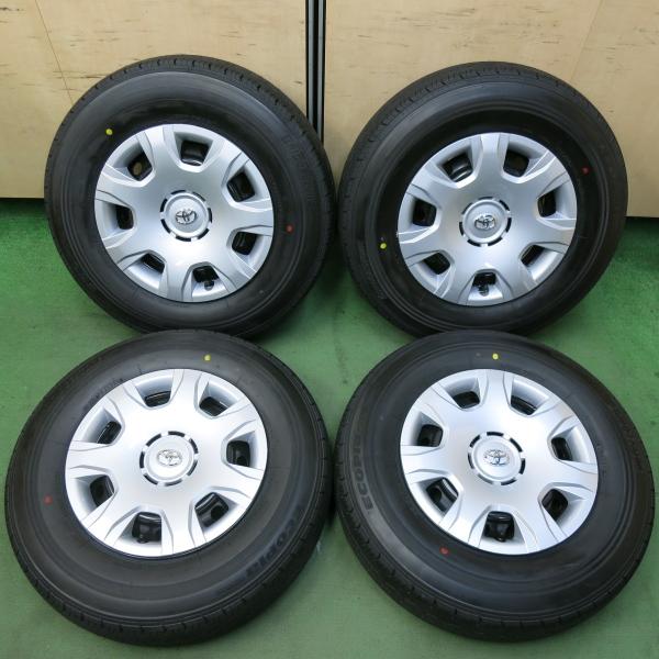 新車外し！25年☆トヨタ 200系 ハイエース 純正 スチール 195/80R15