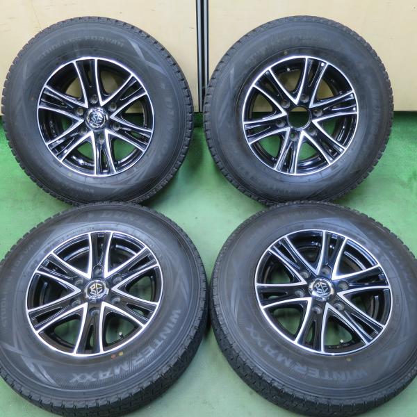 バリ溝あり　タイヤ4本セット　ハイエース　195/80/15　 バリ溝！9.5分☆ハイエース 等 195/80R15 107/105L スタッドレス