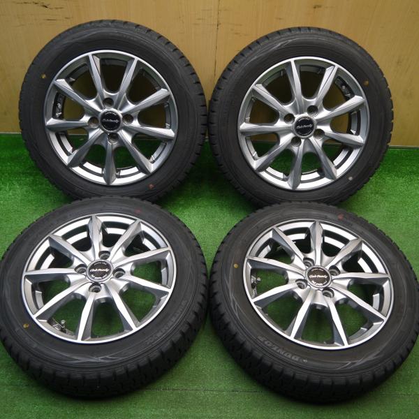 バリ溝！キレイ！8.5分☆スタッドレス 155/65R14 ダンロップ