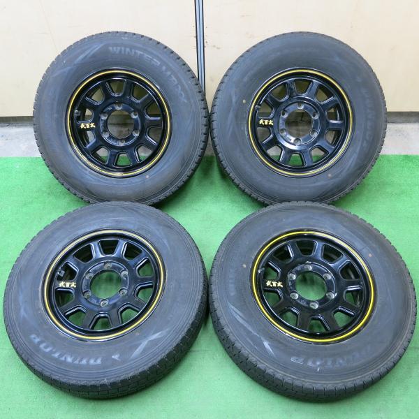 送料無料* バリ溝！9.5分☆ハイエース等 KYOHO 共豊 弐百式 195/80R15