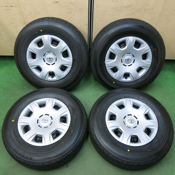新車外し！25年☆トヨタ 200系 ハイエース 純正 スチール 195/80R15