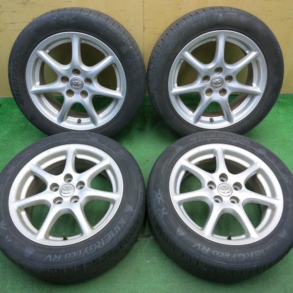 バリ溝！9分☆トヨタ 50系 エスティマ 純正 215/55R17 ハンコック 