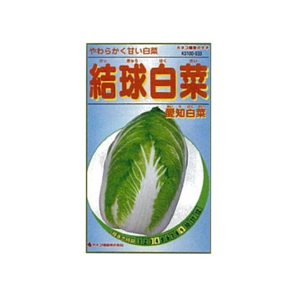 カネコ種苗 園芸・種 KS100シリーズ 結球白菜 愛知白菜 野菜100 533