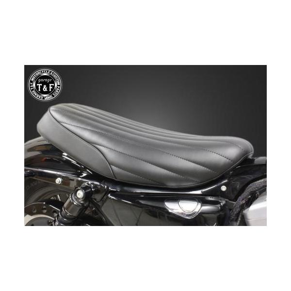 スポーツスター専用　ダブルフラットシート(バーチカル)