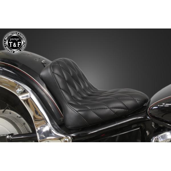 ドラッグスター400 シングルシート ブラック グッズ(GOODS) SADDLE スムース ブラックソロシート ヤマハ