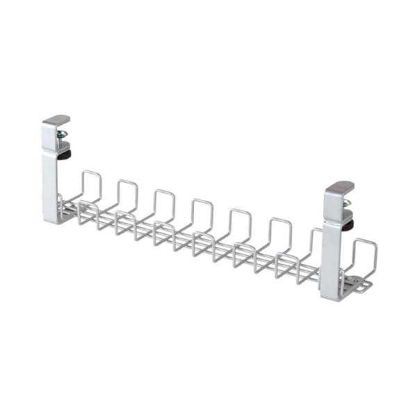 ガラージオリジナルのケーブルトレーLサイズ。ワイヤータイプなのでほこりが溜まりにくく、まとめたコードを引っ掛けて収納したり、煩雑になりがちなケーブル類をすっきり整理できます。PC周辺の接続機器が多い人におすすめのゆったりサイズです。シルバー...