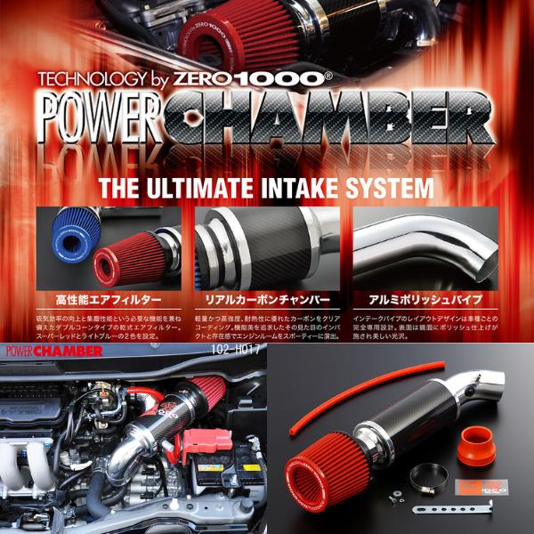 ZERO1000パワーチャンバー102-H017B フィット DBA-GE6・7 フィットRS 