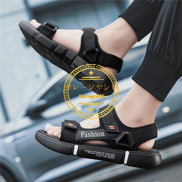 コンフォートサンダル メンズ アクティブシューズ ビーチサンダル アウトドアサンダル フラットソール メッシュシューズ 防滑 春夏 送料無料 1 1408 Garage846 通販 Yahoo ショッピング