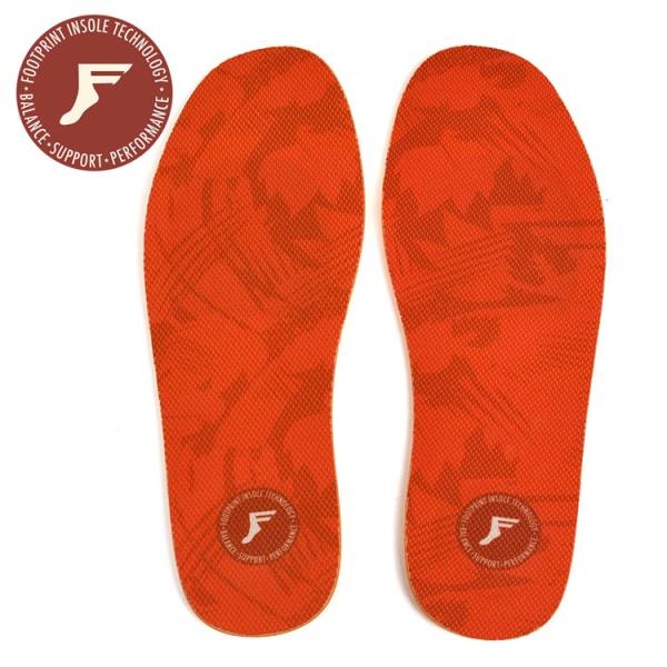 FPインソール 新規格 FP INSOLES フットプリント 5mm RED Camo 衝撃吸収 スケートボード スノーボード 中敷き スニーカー スケボー
