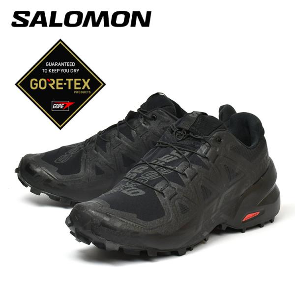サロモン スピードクロス ワイド ブラック SALOMON SPEEDCROSS 6 WIDE Black/Black/Phantom トレイルランニング L41744000