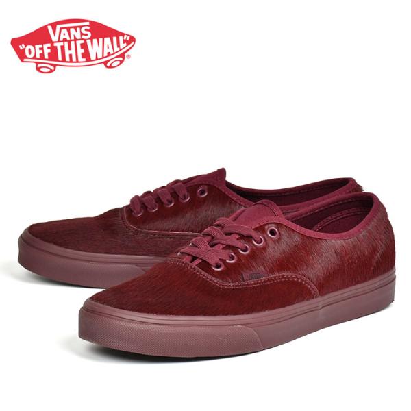 VANS（ヴァンズ） バンズ オーセンティック ポニーヘアー ハラコ VANS