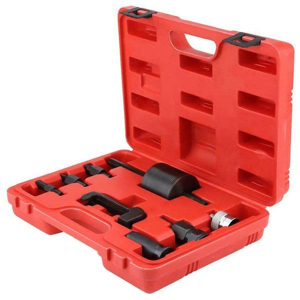 シリンダーヘッドを取り外すことなくエンジンに詰まったインジェクターを取り外すように設計されているため、作業時間を大幅に節約できます。ボールジョイントアダプターは、引き抜き力の中心的な動作を可能にし、インジェクターの傾きを防ぎます。爪を分解し...